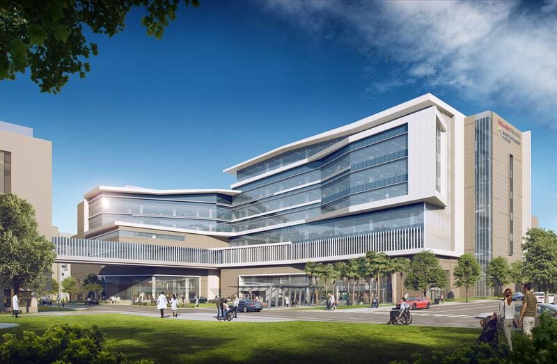 OH Jewett Orthopedic Hospital Rendering North West Corner